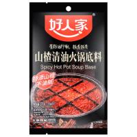 ราคา ห่าวเหรินเจียเครื่องทำซุปหม้อไฟกึ่งสำเร็จรูปรสหมาล่า 220กรัม Haorenjia Hot and Spicy Soup Base 220g. (6920143505917)