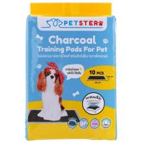 ราคา เพ็ทสเตอร์แผ่นรองอนามัยชาร์โคลสำหรับสัตว์เลี้ยง 10แผ่น Petster Charcoal Training Pad for Pet 10Sheets (8853474069811)
