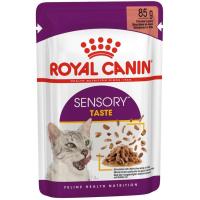 ราคา โรยัลคานินอาหารแบบเปียกสำหรับแมวโตกินยากในเกรวี่ 85กรัม Royal Canin Sensory Taste Adult in Gravy Wet Cat Food 85g. (9003579018866)