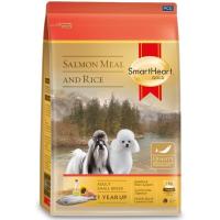 ราคา สมาร์ทฮาร์ทโกลด์อาหารสุนัขโตแซลมอนแอนด์ไรซ์ 1กก. SmartHeart Gold Dog Food Adult Salmon and Rice 1kg. (8850477013445)