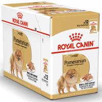 ราคา โรยัลคานินอาหารแบบเปียกสำหรับสุนัขโตพันธุ์ปอมเมอเรเนียนโลฟ 85กรัม แพค 12 Royal Canin Pomeranian Adult Loaf Wet Dog Food 85g. Pack 12 (9003579013748)