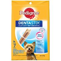 ราคา เพดดิกรีเดนต้าสติกสำหรับสุนัขพันธุ์ตุ๊กตา 60กรัม Pedigree Denta Stix Toy Dogs 60g. (8851393000724)