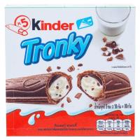 ราคา คินเดอร์ทรอนกี้เวเฟอร์รสโกโก้แท่งสอดไส้ช็อคโกแลตนม 90กรัม Kinder Tronky Wafer Biscuit CoCo Chocolate 90g. (8000500384794)