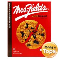 ราคา มิสซิสฟิลด์คุกกี้ข้าวโอ๊ตผสมช็อกโกแลตชิฟ 226.8กรัม Mrs Fields Dark Chocolate Oatmeal Cookies 226.8g. (886002500324)