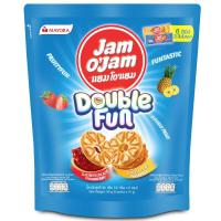ราคา แยมโอแยมดับเบิ้ลฟันบิสกิตนมสอดไส้แยม 96กรัม Jam O Jam Double Fun Milk Biscuit Filled with Jam 96g. (8996001307106)