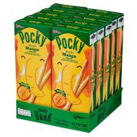 ราคา กูลิโกะป๊อกกี้รสมะม่วง 25กรัม แพค 10 Glico Pocky Mango Flavour 25g. Pack 10 (8851019910222)