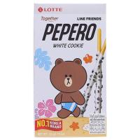 ราคา ล็อตเต้ บิสกิตแท่ง ไวท์คุกกี้เปปเปอโร 32กรัม Lotte White Cookie Pepero 32g. (8801062636358)