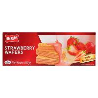 ราคา บิสชินเวเฟอร์สตรอเบอร์รี่ 100กรัม Bissin Strawberry Wafer 100g. (8850987351433)