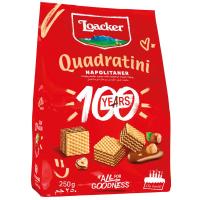 ราคา ล็อคเกอร์เวเฟอร์เฮเซลนัท 250กรัม Loacker Wafer Hazelnut 250g. (8000380004911)