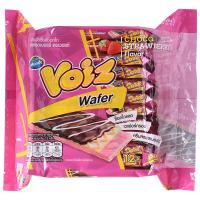 ราคา วอยซ์เวเฟอร์รสช็อกโกสตรอเบอร์รี่ 18กรัม แพค 12 Voiz Wafer Choco Strawberry 18g. Pack 12 (8858279003749)