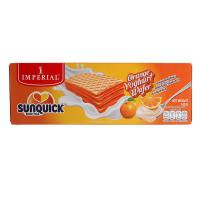 ราคา อิมพีเรียลเวเฟอร์สอดไส้ครีมรสโยเกิร์ตน้ำส้มซันควิก 100กรัม Imperial Wafer Orange Sunquick Yoghurt 100g. (8850332221084)