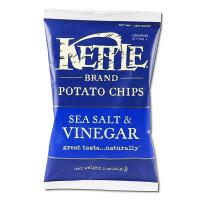ราคา เคทเทิลมันฝรั่งทอดกรอบรสเกลือและน้ำส้มสายชู 56กรัม Kettle Sea Salt and Vinegar Potato Chips 56g. (84114033338)