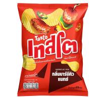 ราคา เทสโตมันฝรั่งแผ่นหยักบาร์บีคิว 69กรัม Tasto Potato Chip BBQ 69g. (8851004401261)