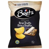 ราคา เบรทส์มันฝรั่งแผ่นทอดกรอบรสชีสและเห็ดทรัฟเฟิล 125กรัม Brets Brie and Truffle Flavour Potato Crisps 125g. (3497917003465)