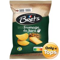 ราคา เบรทส์มันฝรั่งแผ่นทอดกรอบรสชีสโฟร์มาช 125กรัม Brets Potato Crisps Au Fromage Du Jura 125g. (3497917000907)