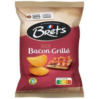 ราคา เบรทส์มันฝรั่งแผ่นทอดกรอบรสเบคอนรมควัน 125กรัม Brets Bacon Grille Flavour Potato Crisps 125g. (3497917002161)