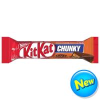 ราคา คิทแคทชังกี้กูอี้คาราเมลช็อกโกแลต 48กรัม Kitkat Chunky Gooey Caramel Chocolate 48g. (9300605149007)