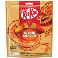 ราคา คิทแคทดราก้อนเวเฟอร์เคลือบช็อกโกแลตนมรสส้มแชร์แบค 136กรัม Kitkat Golden Dragon Wafer Milk Chocolate Share Bag 136g. (9556001310170)