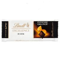 ราคา ลินด์ช็อกโกแลตเอ็กเซอร์เล็นซ์ผสมเกล็ดส้ม 35กรัม Lindt Excellence Intense Orange Chocolate 35g. (3046920029575)