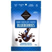 ราคา ฮิวโก้บลูเบอร์รีเคลือบช็อคโกแลต 120กรัม Hugos Dark Chocolate Coated Blueberries 120g. (9341743021114)