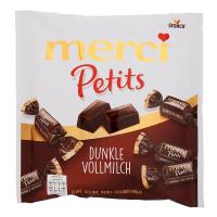 ราคา เมอร์ซี่เพียวดาร์กช็อกโกแลต 125กรัม Merci Pure Dark Chocolate 125g. (4014400901771)