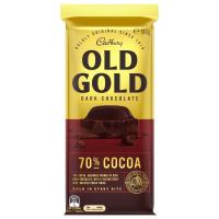 ราคา แคดเบอรี่โอลด์โกล์ดดาร์กช็อคโกแลต70เปอร์เซนต์โกโก้ 180กรัม Cadbury Old Gold Dark Chocolate 70percent Cocoa 180g. (9300617065920)