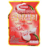 ราคา โยกี้ขนมเยลลี่คาราจีแนนผสมผงบุกและน้ำลิ้นจี่ 200กรัม Yogee Lychee Flavour Konjac Jelly 200g. (9555316108083)