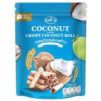 ราคา แก้วทองม้วนรสมะพร้าว 80กรัม Kaew Crispy Coconut Rolls Coconut Flavor 80g. (8859315510061)