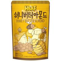ราคา เอชบีเอเอฟอัลมอนด์อบรสเนยน้ำผึ้ง 190กรัม HBAF Honey Butter Almond 190g. (8809022200175)