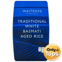 ราคา เวทโทรสข้าวบาสมาติ 1กก. Waitrose Indian Basmati Rice 1kg. (5000169236987)
