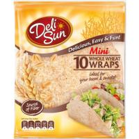 ราคา เดลิซัน10แผ่นมินิแป้งโฮลวีท 250กรัม Deli Sun 10 Mini Whole Wheat Wraps 250g. (8437011503343)