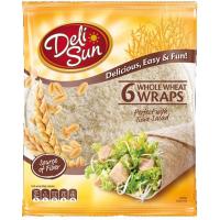 ราคา เดลิซัน6แผ่นแป้งโฮลวีท 360กรัม Deli Sun 6 Whole Wheat Wraps 360g. (8437011503077)