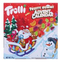 ราคา ของขวัญปีใหม่ ทรอลลี่ฟรุตตี้กัมมี่แอดเวนซ์คาเรนดาร์ 75กรัม New Year Gift Set Trolli Fruity Gummi Advent Calendar 75g. (6925425471140)