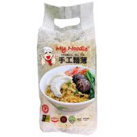 ราคา มายนูดเดิลแฮนด์เมดหมี่ป๊อกบะหมี่อบแห้งเส้นแบน 300กรัม My Noodle Handmade Mee Pok 300g. (8888273162098)