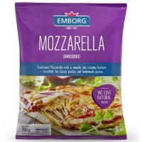 ราคา เอ็มบอร์คเดนนิชมอสซาเรลล่าชีสเส้น 200กรัม Emborg Danish Mozzarella Shreded Cheese 200g. (5701215042773)