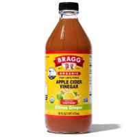 ราคา แบรคน้ำส้มสายชูหมักจากแอปเปิ้ลผสมซิตรัสและขิงออร์แกนิค 473มล. Bragg Raw Organic Apple Cider Vinegar Citrus Ginger 473ml. (74305016165)