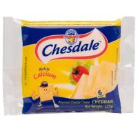 ราคา เชดเดลเชดด้าชีสสไลด์รสธรรมดา 125กรัม Chesdale Sliced Cheddar Cheese 125g. (9415007000617)