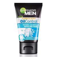 ราคา การ์นิเย่เมนดูโอโฟมเทอโบไลท์ไวท์ออยล์ 100มล. Garnier Men Duo Foam Turbo Light White Oil Control 100ml. (8992304047428)