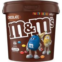 ราคา เอ็มแอนด์เอ็มช็อกโกแลตปาร์ตี้บักเกต 640กรัม M&M Chocolate Party Bucket 640g. (9300682050906)