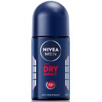 ราคา นีเวียฟอร์เมนโรลออนดรายสำหรับผู้ชาย 50มล. Nivea for Men Deodorant Dry Rollon 50ml. (8850029816104)