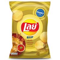 ราคา เลย์ร็อคหมึกย่างฮอตชิลลี่ 158กรัม Lays Rock Hot Chill Squid 158g. (8850718809943)