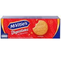 ราคา แมคไวตี้ส์ไดเจสทีฟบิสกิตข้าวสาลี 355กรัม Mcvities Digestives Original Biscuit 355g. (5000396001730)
