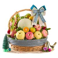 ราคา NYB26 FDC กระเช้าผลไม้สด TL1 ราคา 999บาท NYB26 FDC Fruit Basket TL1 Price 999Bht. (48459372)