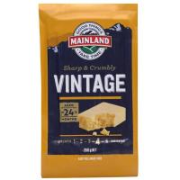 ราคา เมนแลนด์วินเทจชีส 250กรัม Mainland Vintage Cheese 250g. (9414832141021)