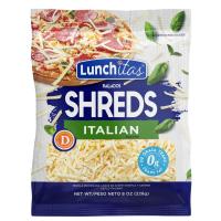 ราคา ลันชิตัสอิตาเลี่ยนชีสขูดเส้นเฟลเวอร์ 226กรัม Lunchitas Italian Shreds Processed Cheese 226g. (855517006119)