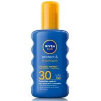 ราคา นีเวียซันโพรเท็คแอนด์มอยซ์เจอร์สเปรย์เอสพีเอฟ30 200มล. Nivea Sun Protect and Moistur Spray SPF30 200ml. (8850029039077)