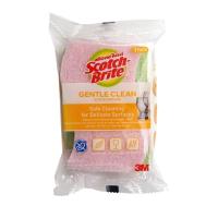 ราคา 3เอ็มแผ่นใยขัดพร้อมฟองน้ำแอนตี้แบคทีเรียสีชมพู 3M Antibac Sponge Light Duty Pink (8850304101444)