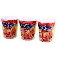 ราคา มาม่าบะหมี่ถ้วยกึ่งสำเร็จรูปออเรียนทัลคิตเชนรสชีสซีโกชูจังแบบแห้ง 80กรัม แพค 3 Mama Instant Cup Noodles Oriental Kitchen Cheesy Gochujang Flavour 80g. Pack 3 (8850987194658)