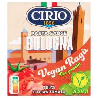 ราคา ซีรีโอวีแกนรากูโบโลน่าพาสต้าซอส 340กรัม Cirio Vegan Ragu Bologna Pasta Sauce 340g. (8001440136443)