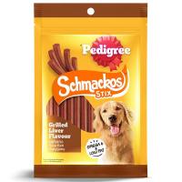 ราคา เพดดิกรีชแมกโก้รสตับย่างขนมสุนัขแบบแท่ง70กรัม Pedigree Schmackos Grilled Liver Dog Snack Stick 70g. (8853301011303)